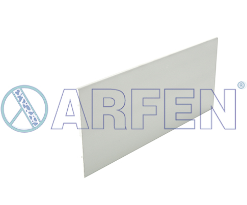 Плоский алюминиевый плинтус ASP85